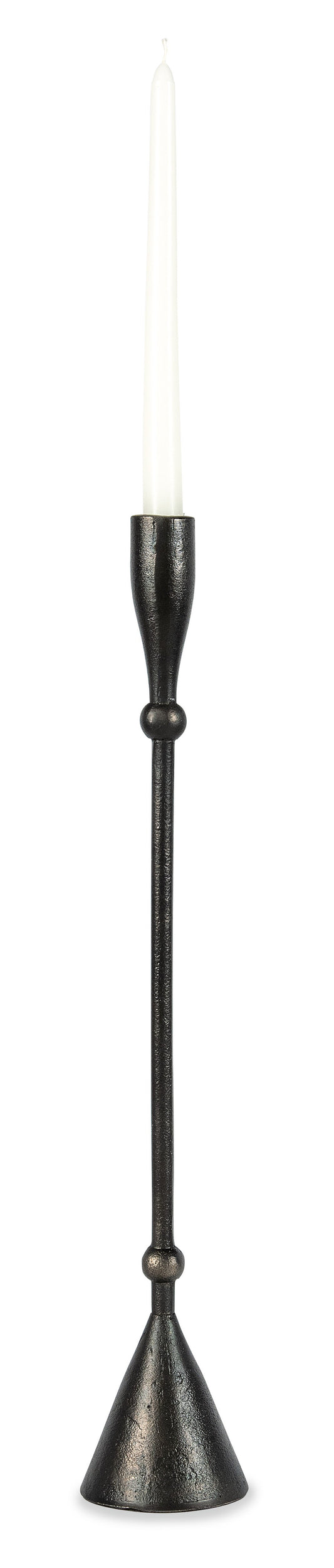 Antique Black Candle Holder