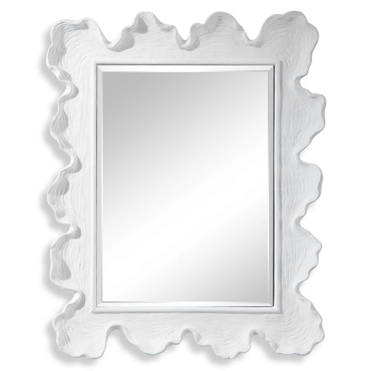 Sea Coral Mirror - White