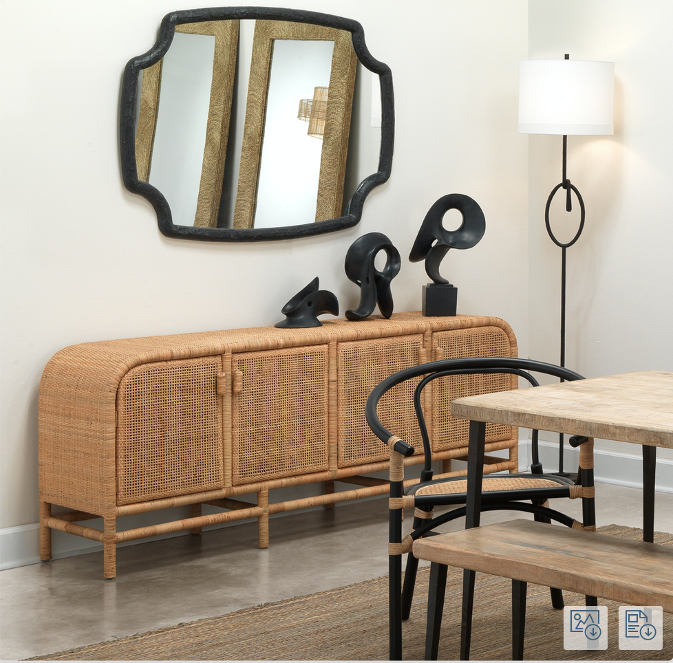 Selene Charcoal Mirror