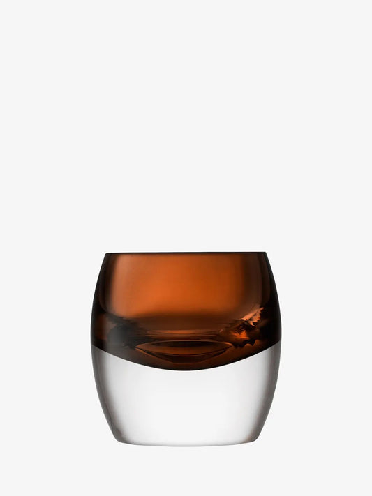 Whisky Brown Club Tumbler, set of 2