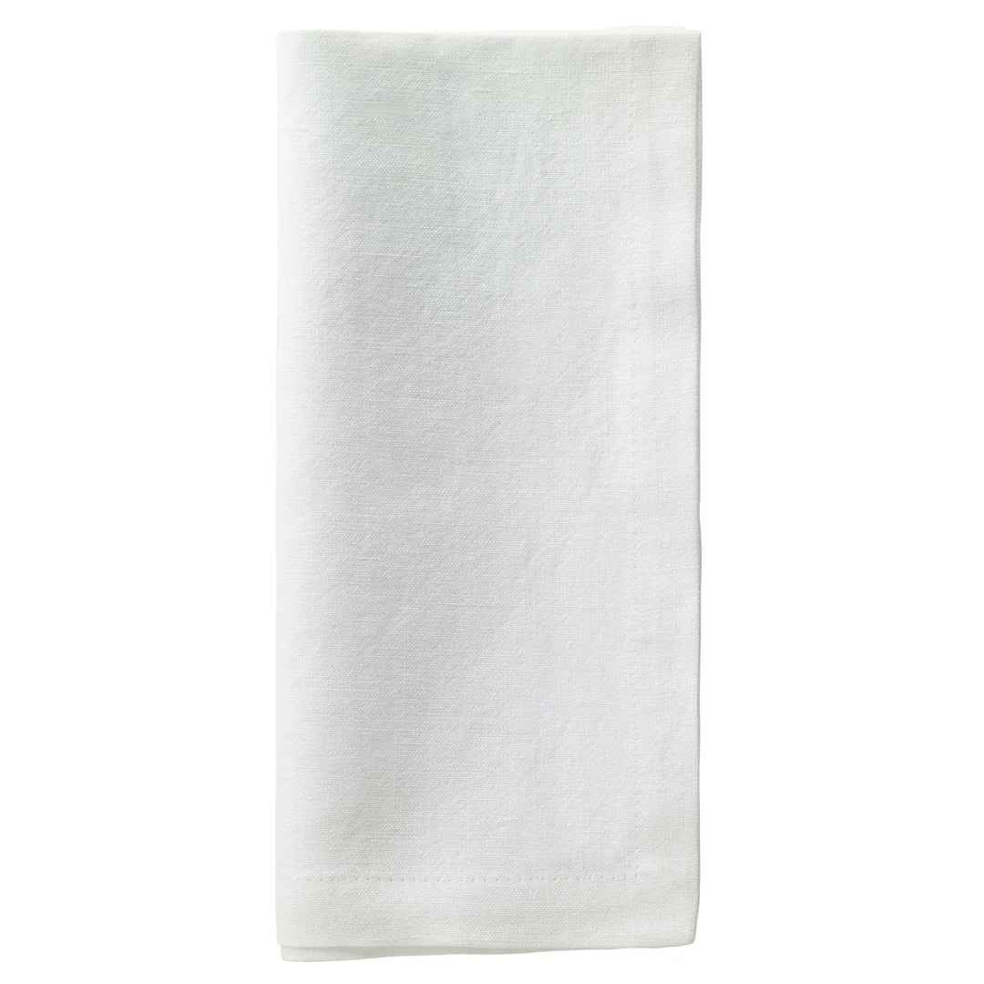 Mykonos Pure White 21" Napkins P/4