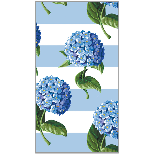 WH Paper Guest Towels - Hydrangea Stripe