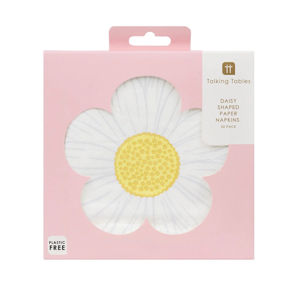 Shaped Mellow Daisy Floral Napkins