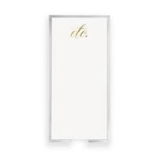 Gold Foil Etc. Buck Notepad