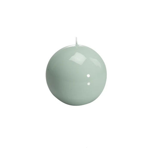 Meloria Ball Candle - Small- Water Green,100mm