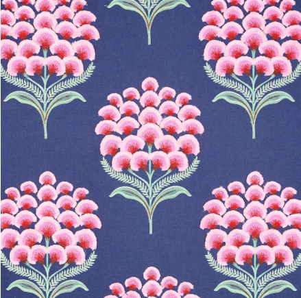 Aurelia Embroidery in Navy