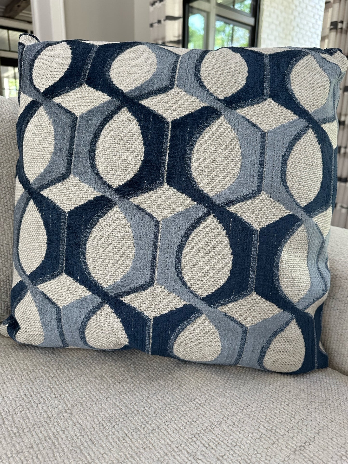 Murano Indigo Pillow