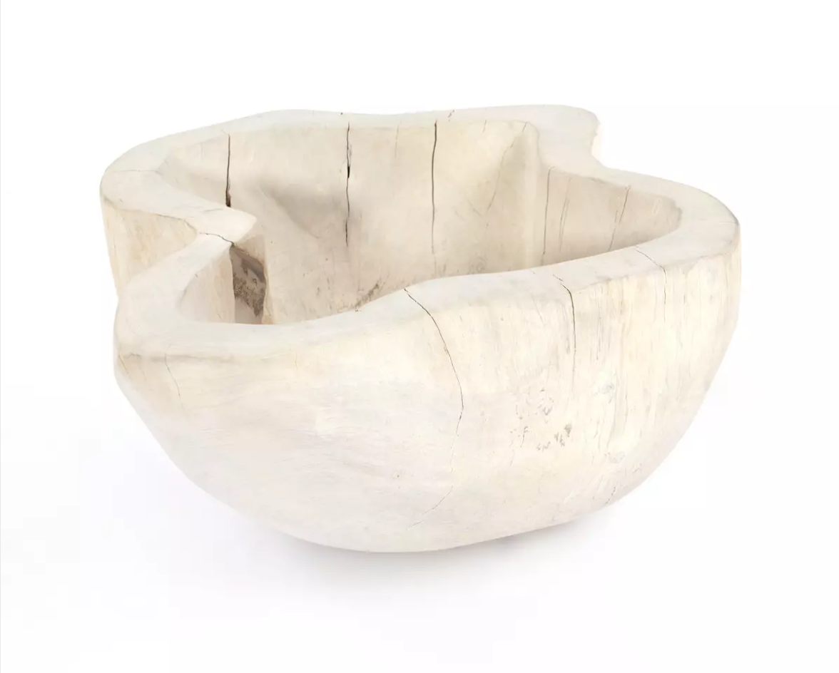 Live Edge Bowl - Ivory