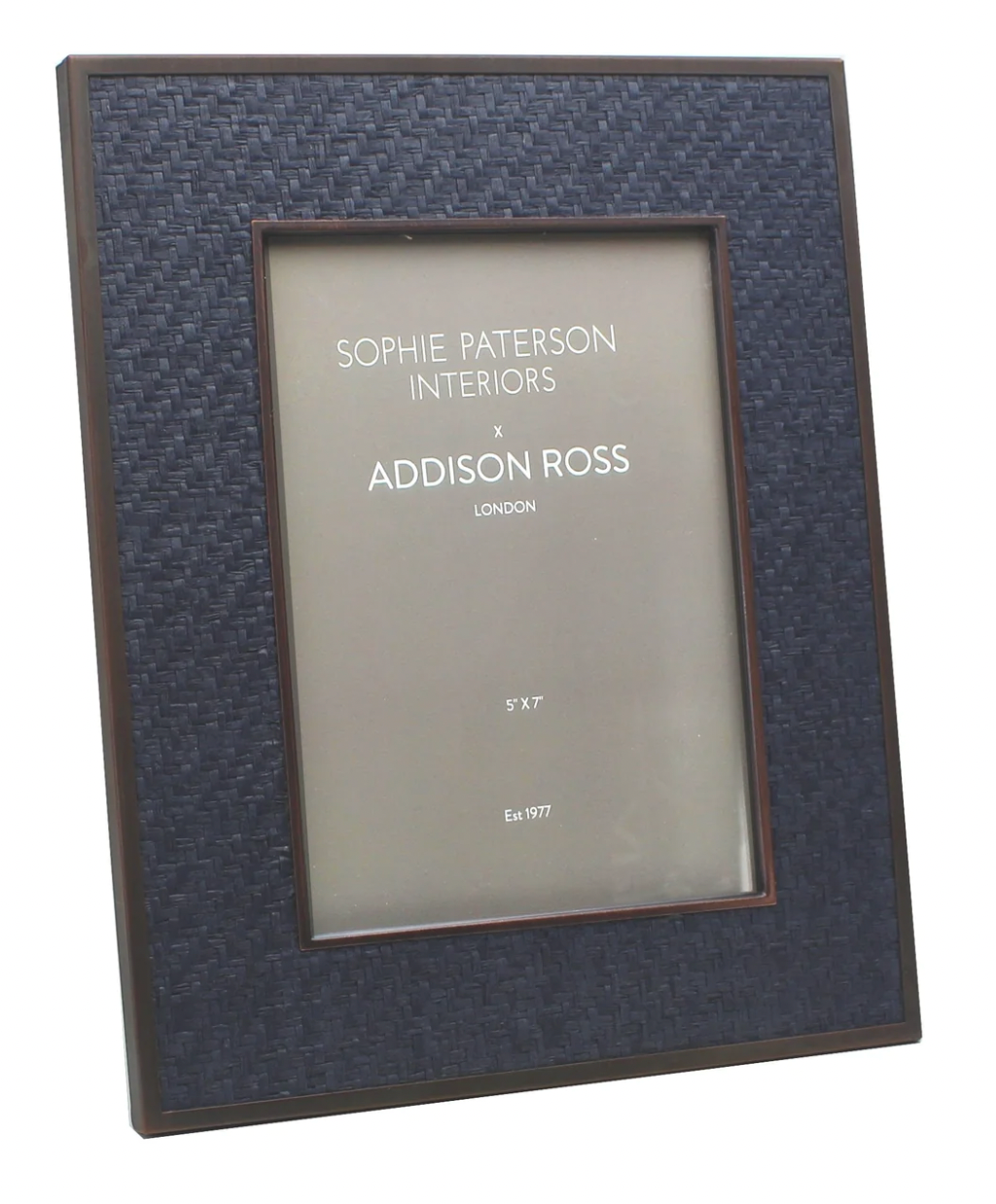 Midnight Rattan Frame 5x7