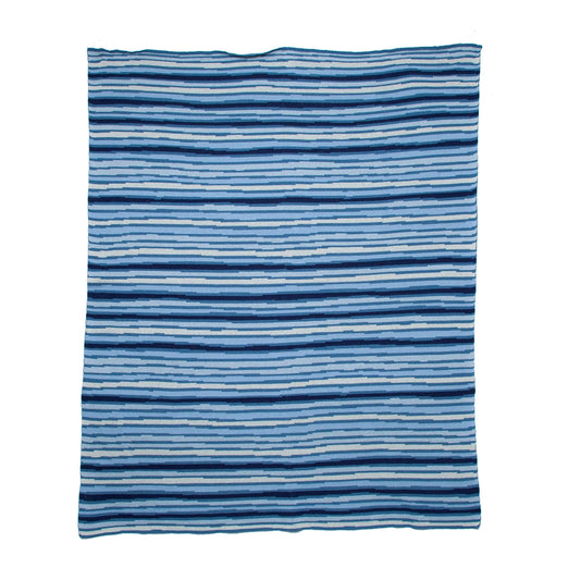 River Stripe Throw - Milk/Flax/Gris/Pewter