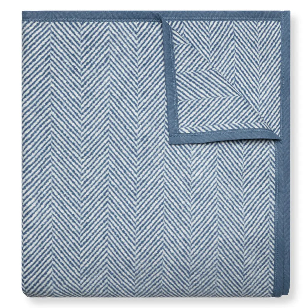 Harborview Family Size Herringbone Blanket, 90" x 90"