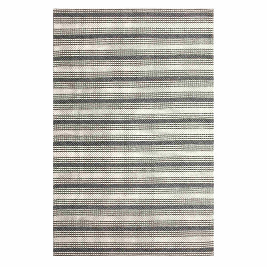 Indoor Area Rug Dark Gray/Ivory 5x7'9