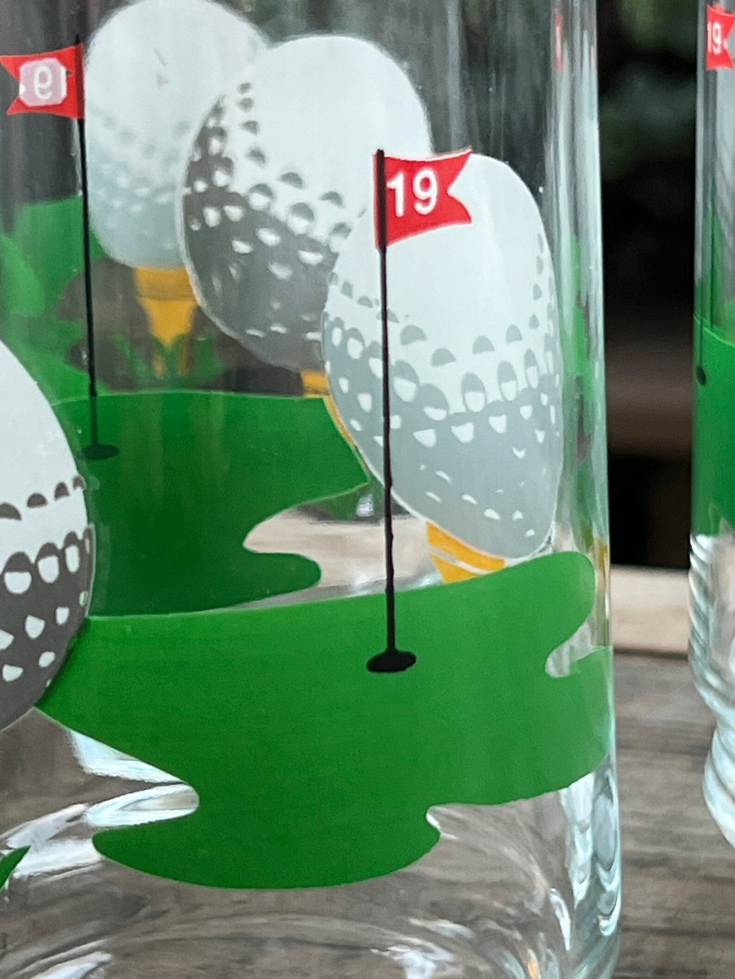 Vintage Golf 19th Hole Highballs, set of 4