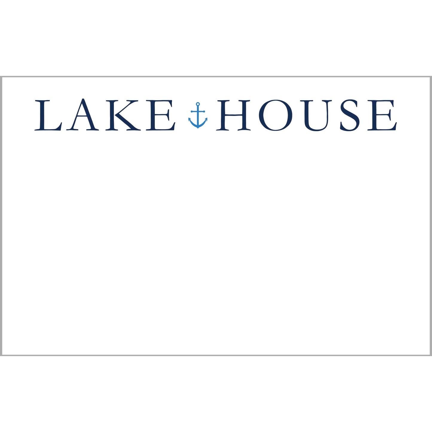 Lake House Notepad, 8.5 x 5.5