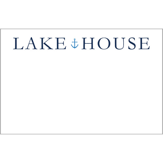 Lake House Notepad, 8.5 x 5.5