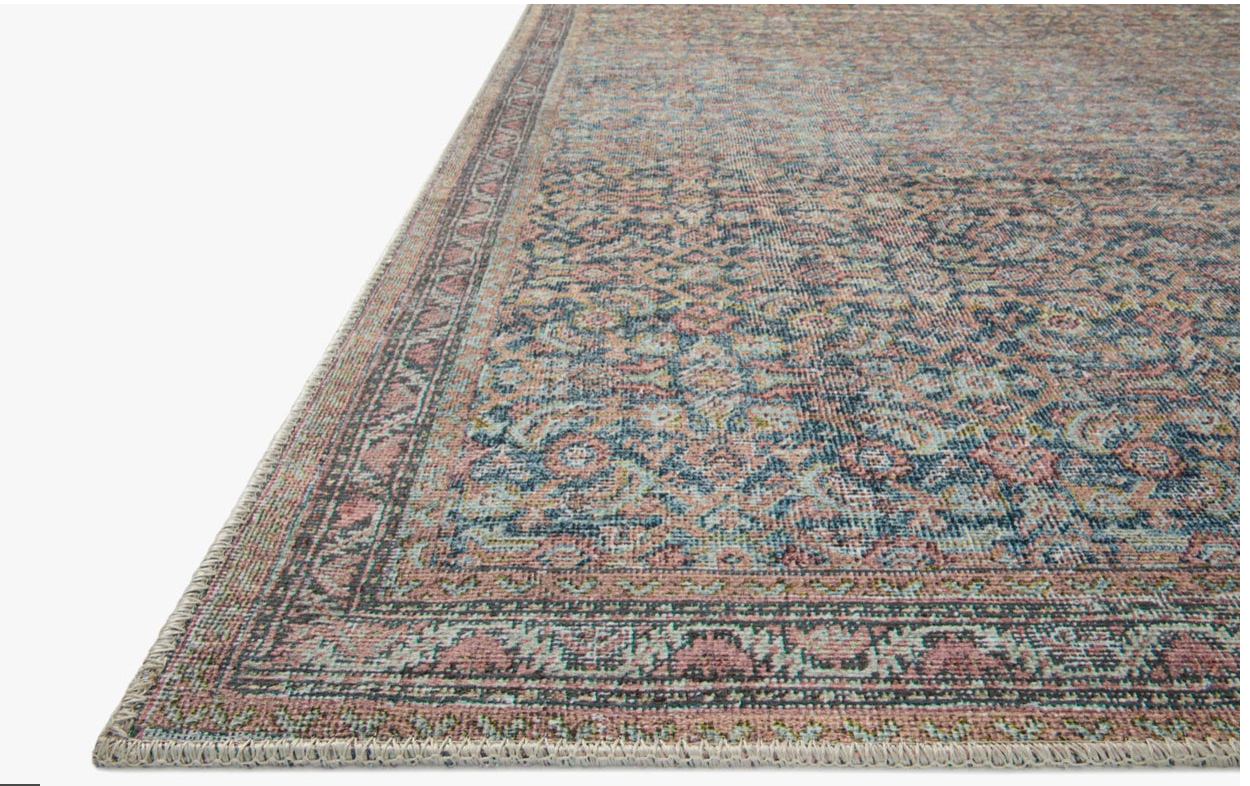 Denim Multi Colored Area Rug