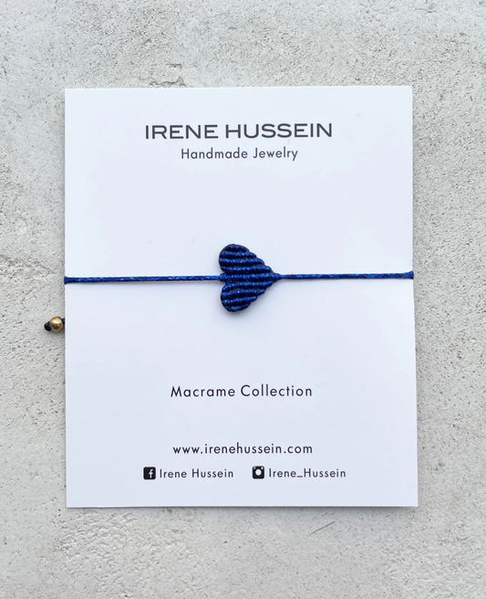 Irene Hussein Love Bracelet Blue Large