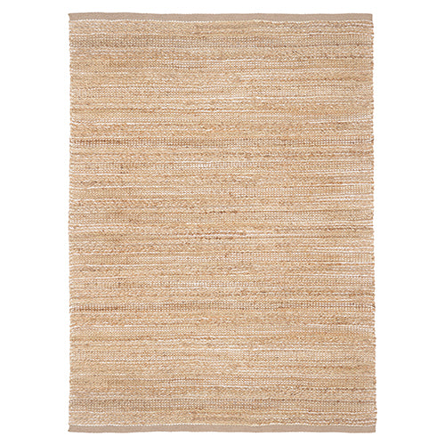 Natural Fiber Rug, Cream Ivory, 2'6"x7'9"