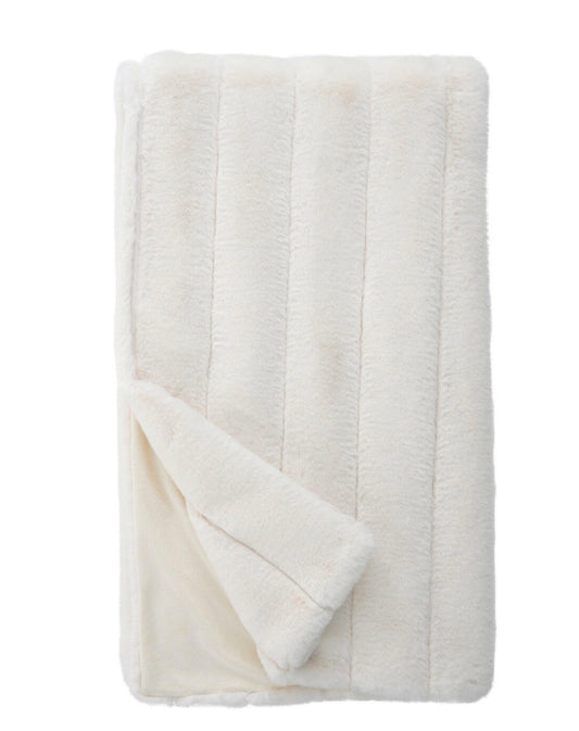 Posh Ivory Throw