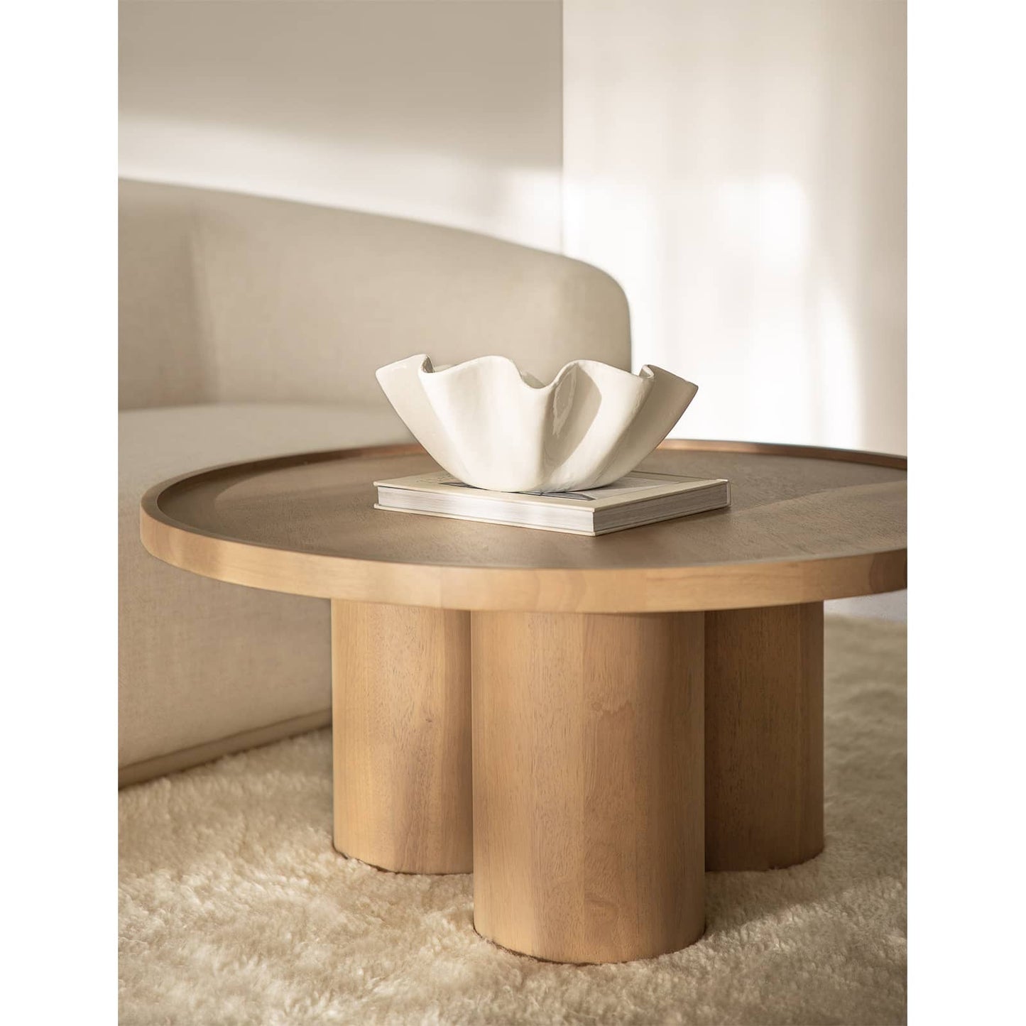 Ruffle Medium Ceramic Bowl
