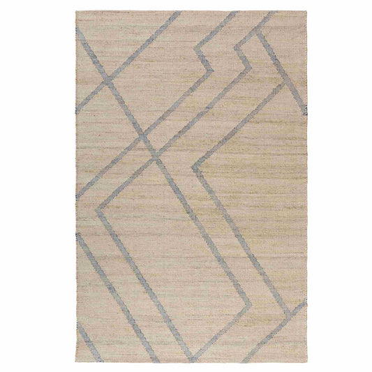 Willow Rug 2 x 3 Blue/Tan