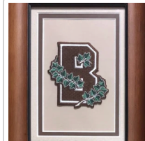 Brown Framed Vintage Patch