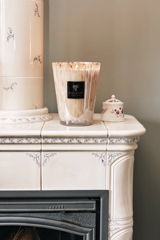 Baobab White Pearls  Candle - Max 10
