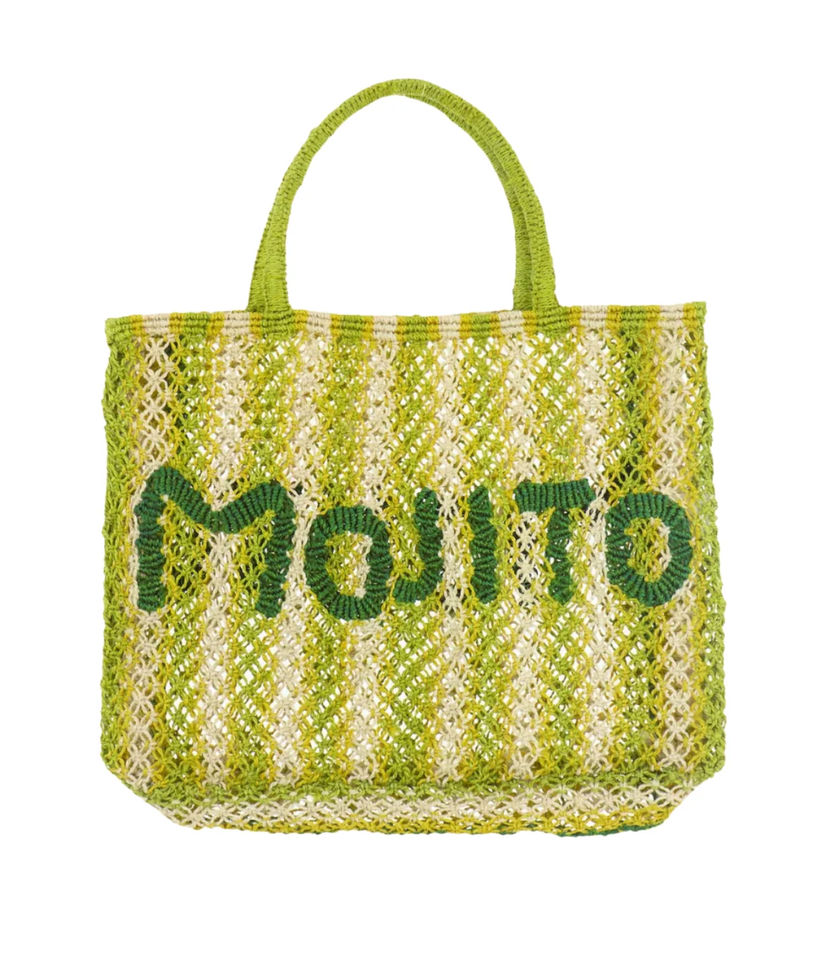 Mojito Jute Bag / LIME YELLOW NATURAL