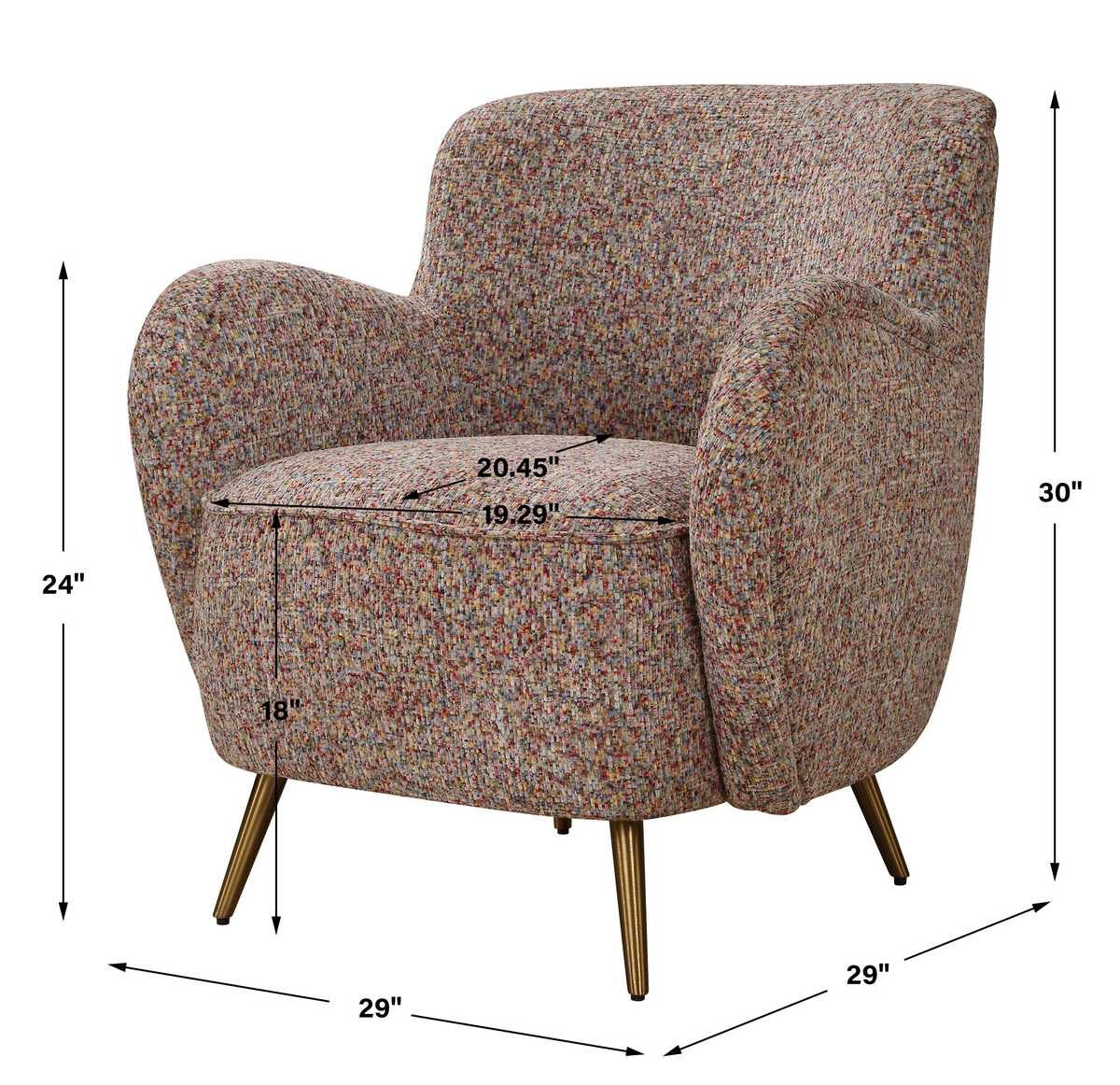 Uttermost Gemstone Accent Chair - Thumbnail 5