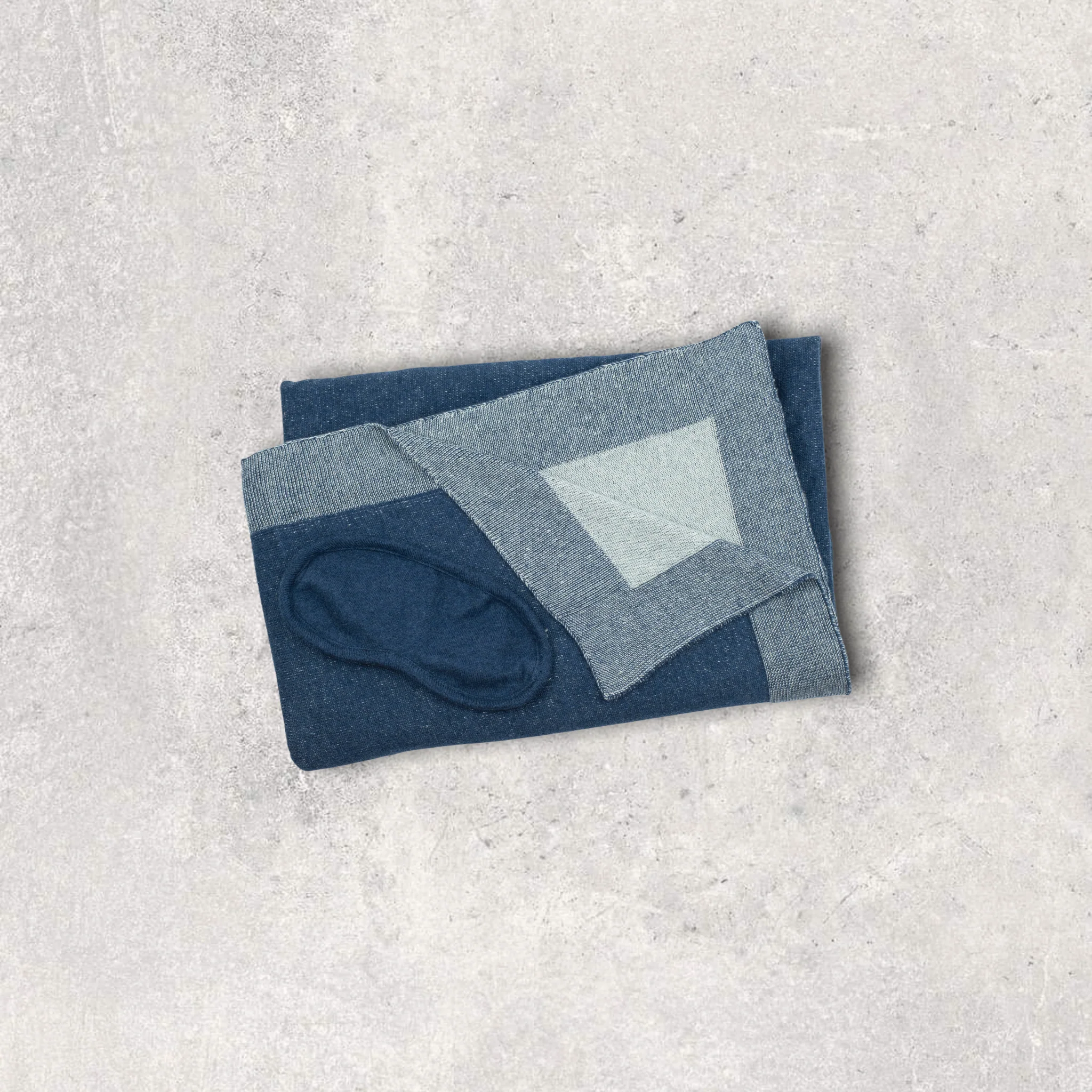 Travel Set - Reversible Solid Navy/Vanilla - Thumbnail 5