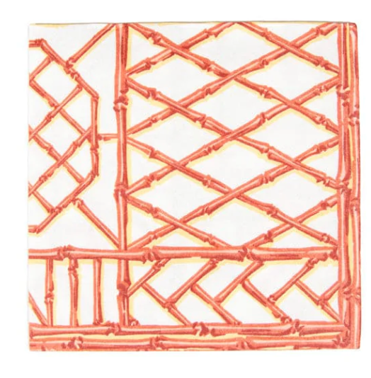 Bamboo Screen Cocktail Napkin - Thumbnail 2