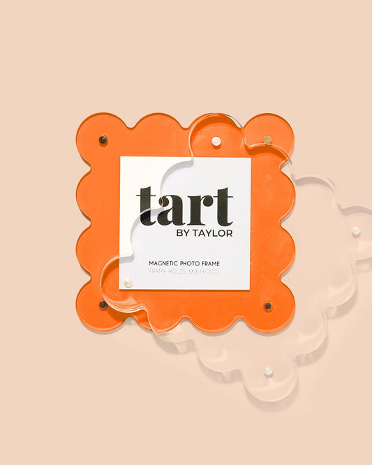 Neon Orange Mini Acrylic Picture Frame