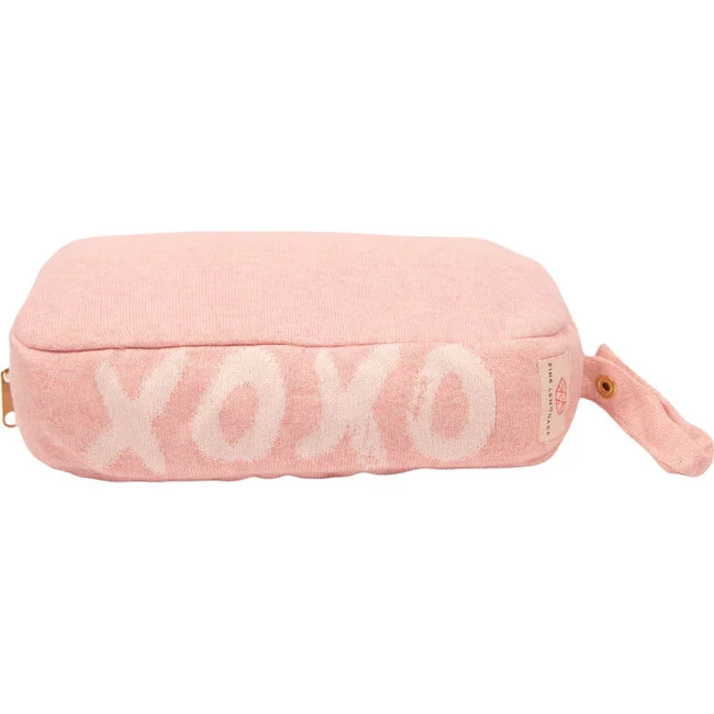 XOXO Pink Baby Blanket Set