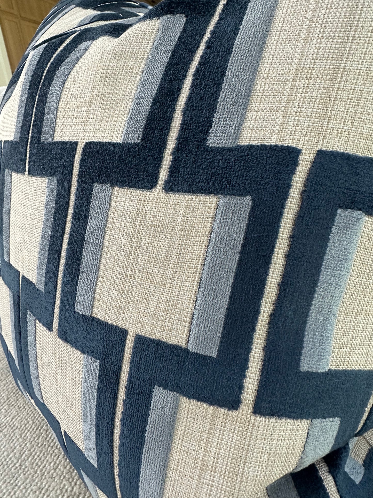 Wydham Indigo Pillow, 20" x 20"