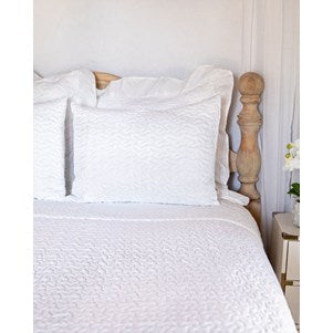 Solid White King Quilt