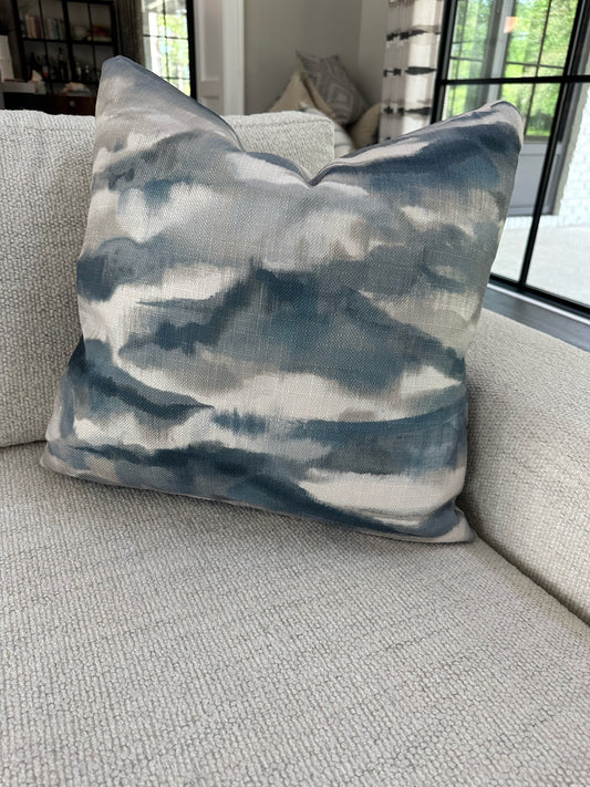 Custom Pillow 22" Tallac Agean Pillow
