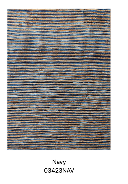 Rondane Navy Rug, 2x3