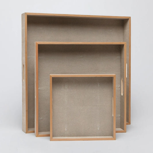 Amina Tray Sand/Sycamore Small