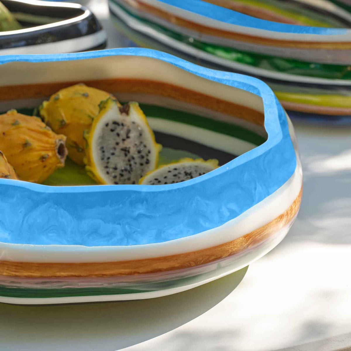 Rucchin Bowl - Sea Mixed Stripe