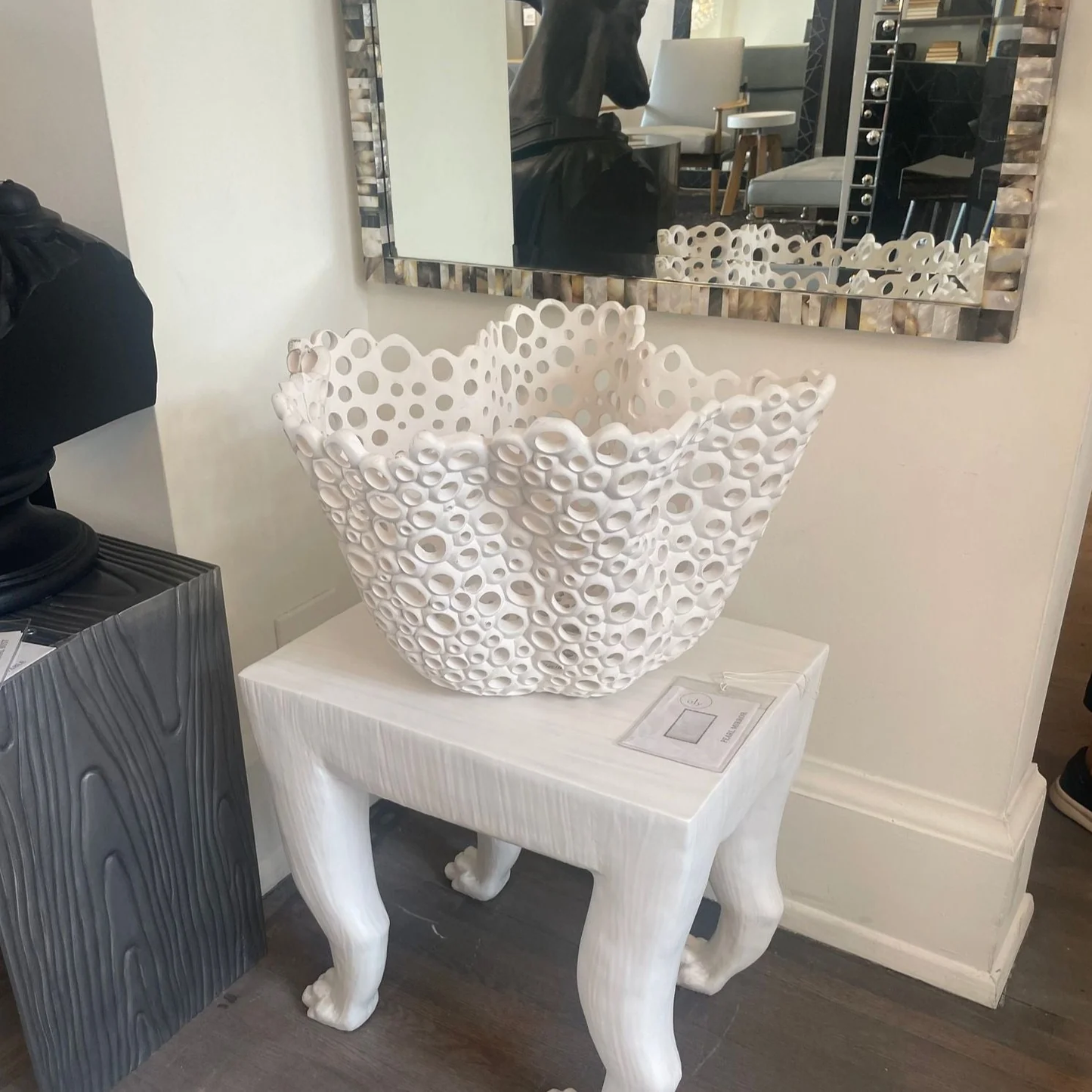 Meri Bowl, 19" x 17.5" x 12"