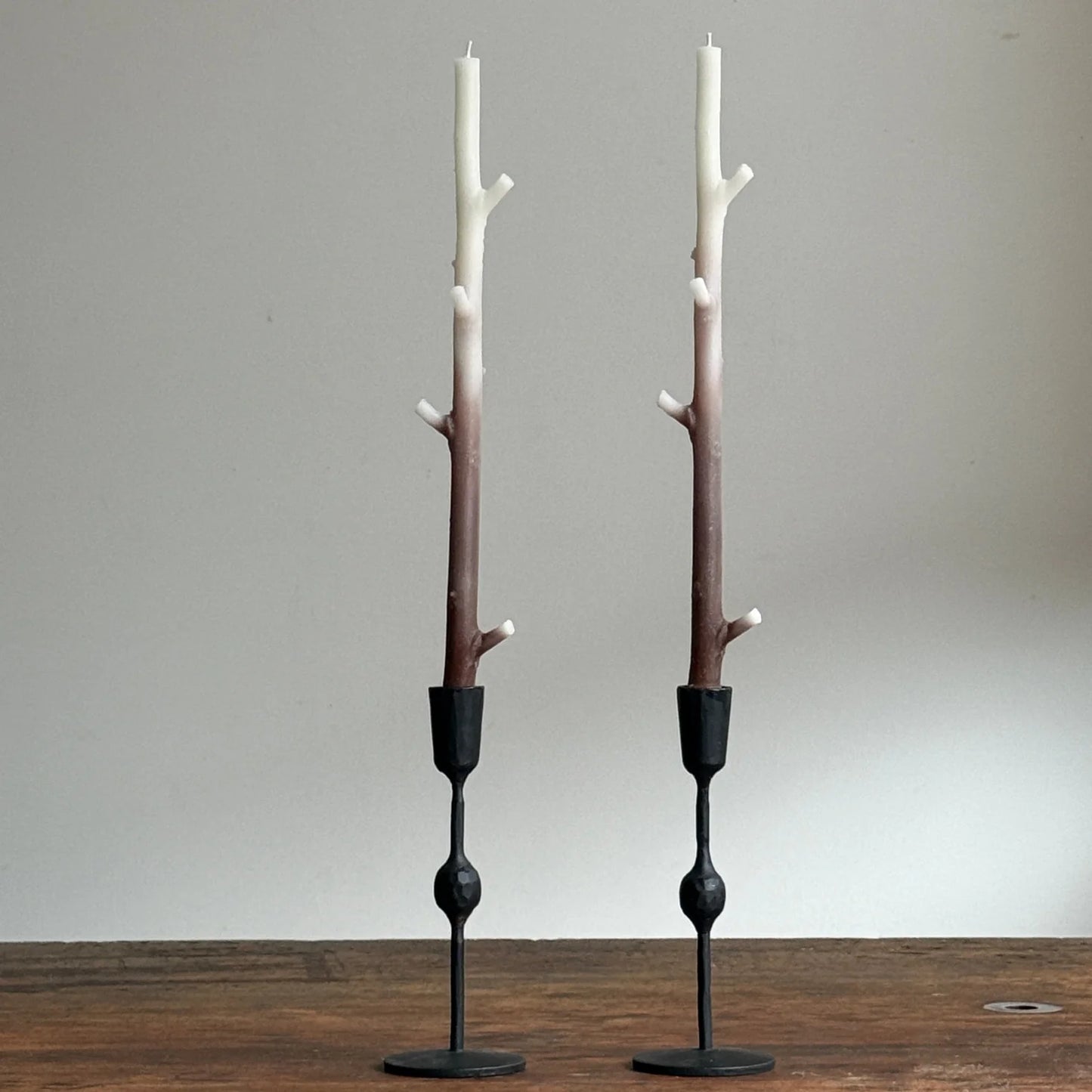 Maple Stick Candles-Ombre, Honeysuckle, (Pair)