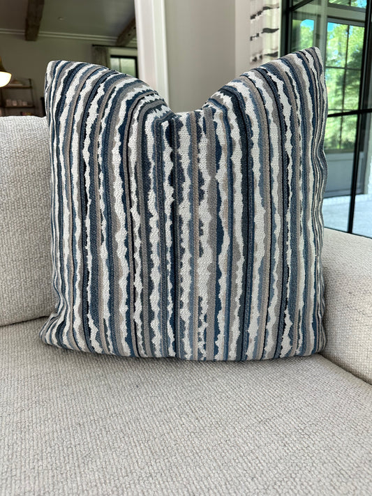 Spacewalk Blue Smoke Pillow