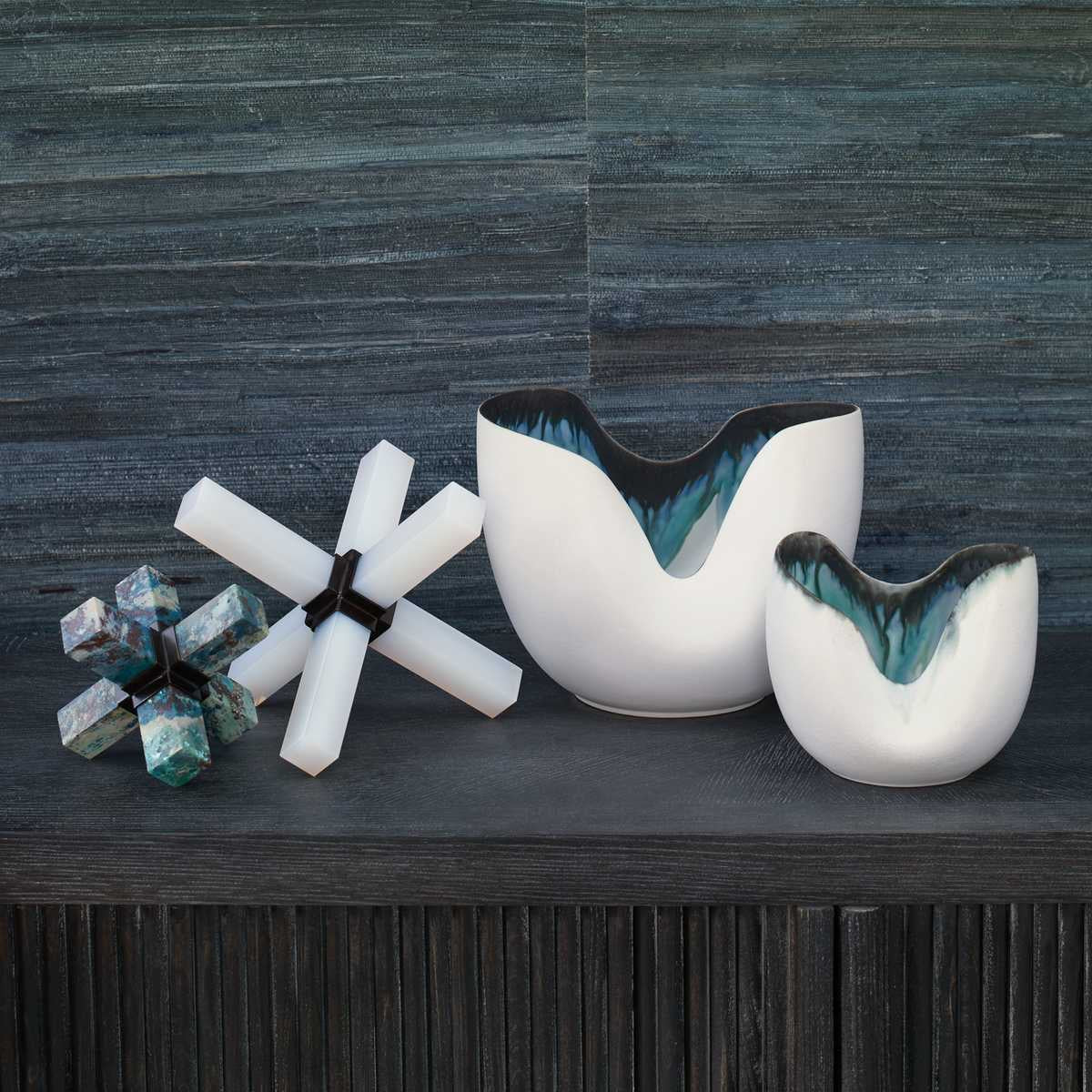 Indigo Vase - Medium - Thumbnail 4