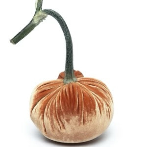 8" Velvet Pumpkin