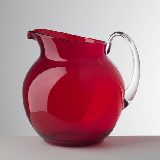 Palla Transparent Pitcher - Red