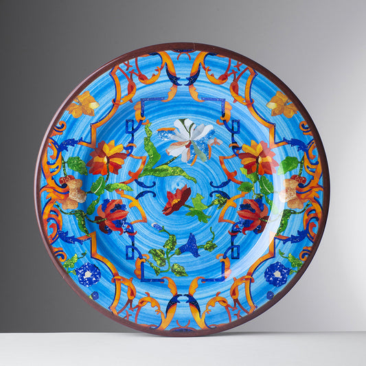 Pancale Turquoise Salad Plates, Set of 6