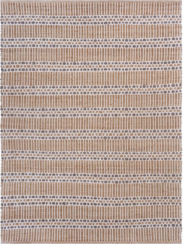 Ivory/Gray 5'0 x 7'9 Area Rug