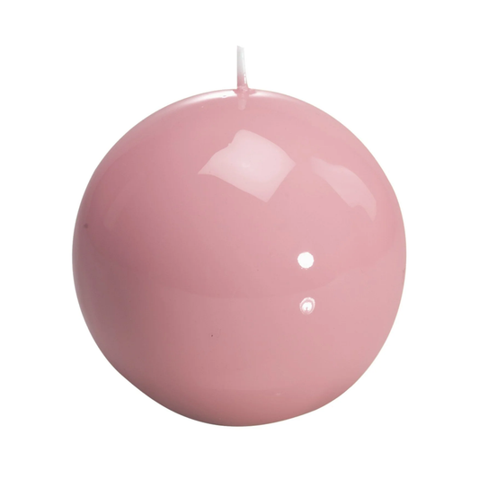 Meloria Ball Candle - 150mm Pink