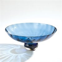Ball Large Footed Bowl / Blue