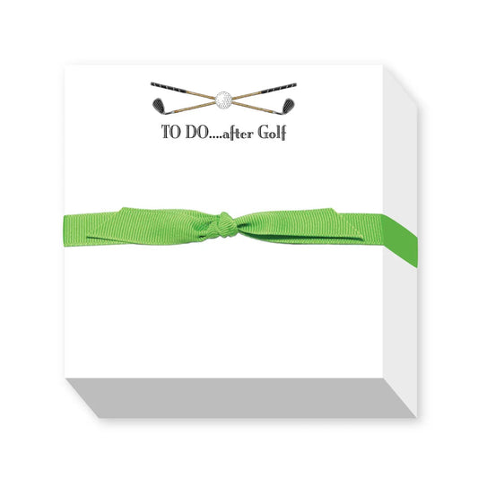 To Do After Golf Chubbie Notepad